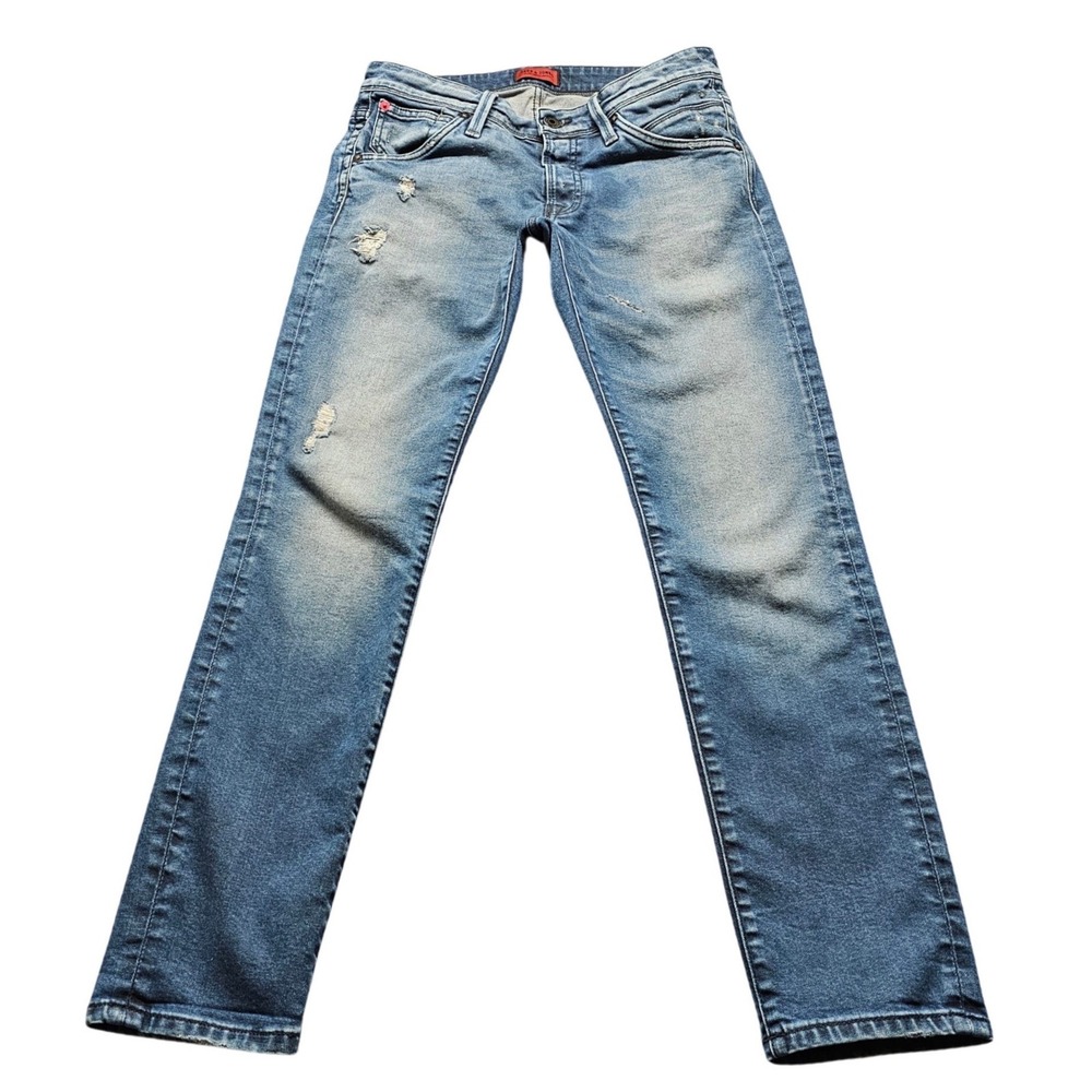 Jack & Jones Jeans Intelligence Slim Fit Distressed Blue Denim Jeans Mens 31x31